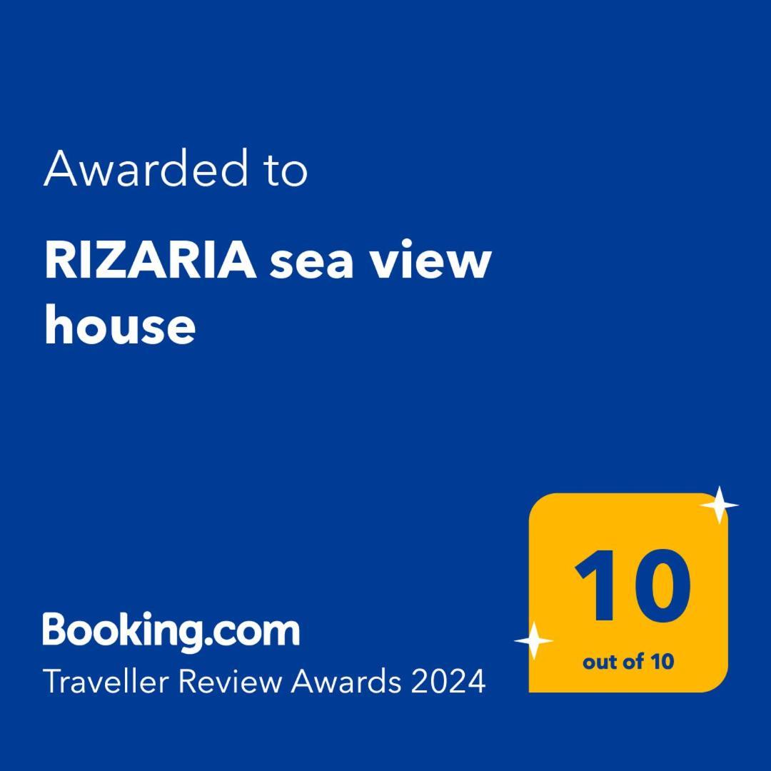 Rizaria Sea View House Villa Spartylas Exterior photo